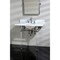 Fauceture 36X22 Marble Vanity Top W/ Acrylic Feet Combo, Marble/Chrome KVPB36MA1 - alternate 7